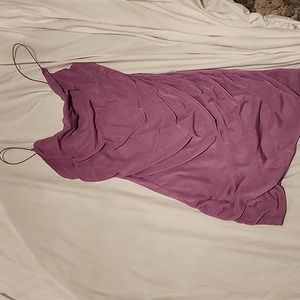 Purple mini dress